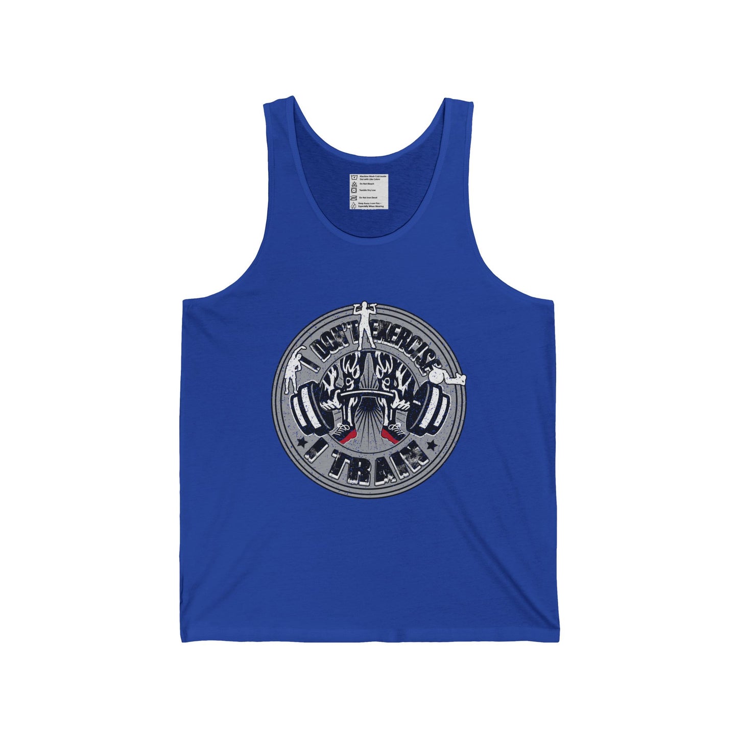 FITNESS RxPERTS Unisex Fitness Jersey Tank - Motivational Workout Apparel