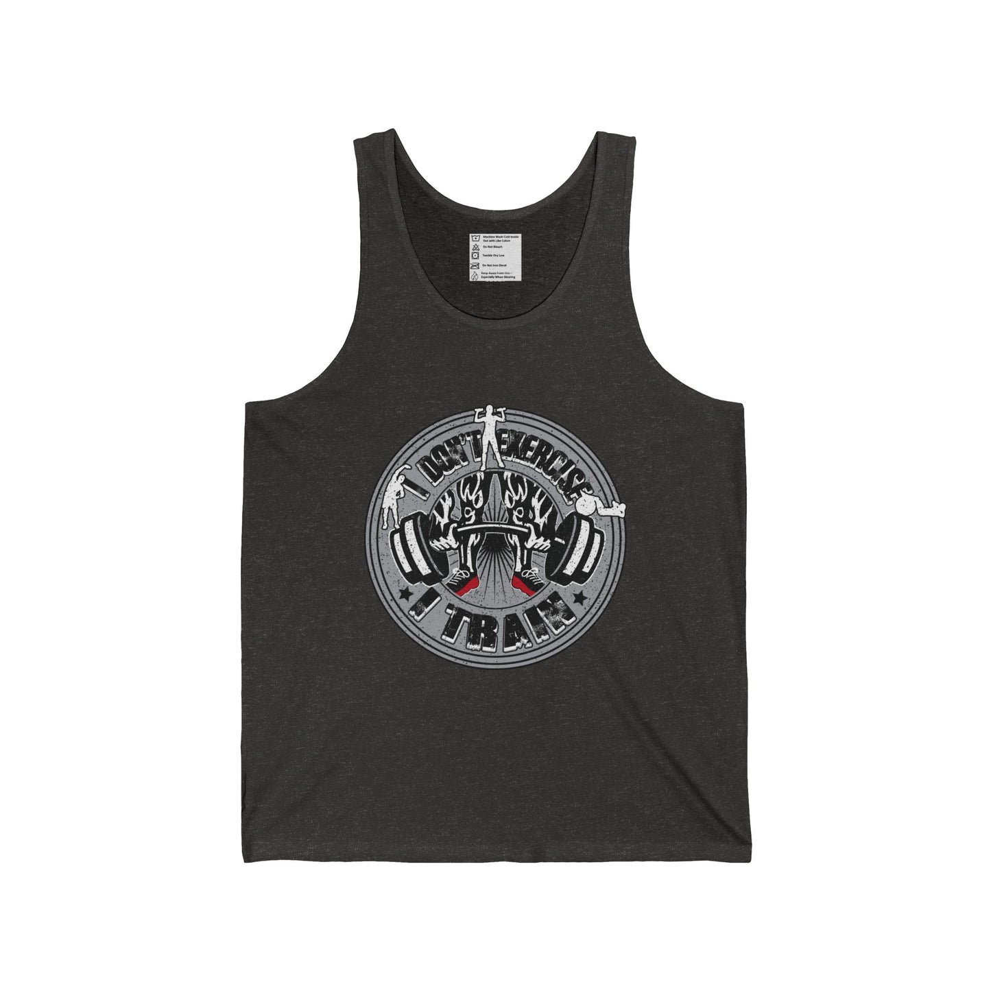 FITNESS RxPERTS Unisex Fitness Jersey Tank - Motivational Workout Apparel