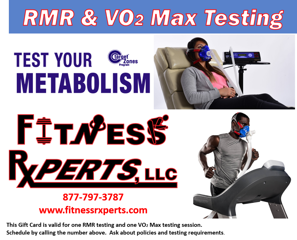 RMR and VO2 Combination Testing Gift Card